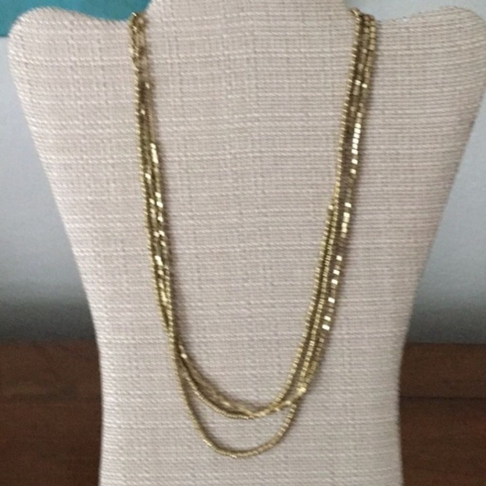 Noonday Collection gilded necklace